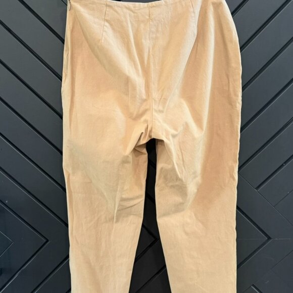 Audrey Beige Cropped Dress Pants by Piazza Sempione - Picture 3 of 5